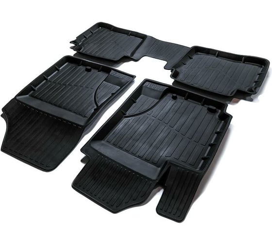 Резиновые коврики SRTK 3D PREMIUM в салон Hyundai Solaris I SD/HB 2010-2017 PR.HY.SOL.10G.02030 1