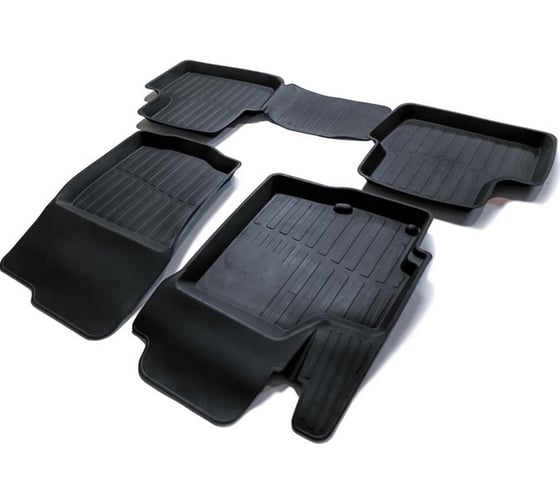 Резиновые коврики SRTK 3D PREMIUM в салон Mitsubishi Lancer X 2007-2014 PR.MIT.LAN.07G.02X26 1