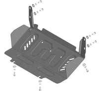 Стальная защита MOTODOR 2 мм Р Great Wall Poer. 73113