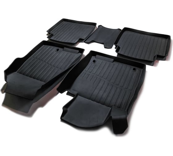 Резиновые коврики SRTK 3D PREMIUM в салон KIA Optima IV 2015-2019 PR.KI.OPT.15G.02084 1