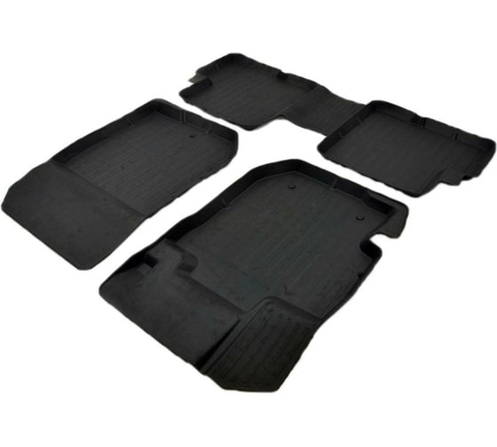 Резиновые коврики SRTK 3D PREMIUM в салон Nissan Almera 2012- PR.NS.ALM.12G.02X35 1