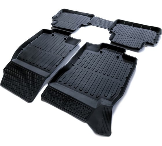 Резиновые коврики SRTK 3D PREMIUM в салон Nissan Qashqai II RUS 2014- PR.NS.QASH.RUS.14G.02X62 1