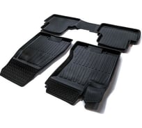 Резиновые коврики SRTK 3D PREMIUM в салон Nissan X-Trail II 2007-2015 PR.NS.X.TR.07G.02029