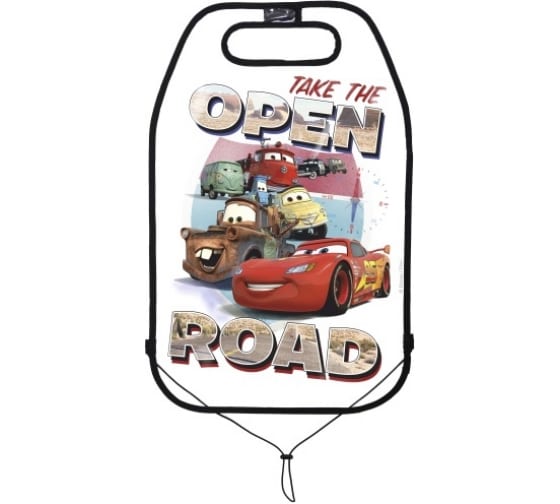 Детская защитная накидка на спинку сиденья в автомобиль SMART TRAVEL Disney Тачки герои ORGD0108 1