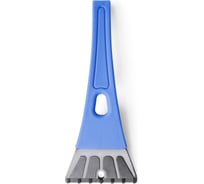 Скребок для снега AUTOPROFI 10х25 см, усиленный, чёрный/синий SC-1419 BK/BL