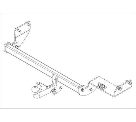 Фаркоп ТСУ KIA Rio X-line 2017 г AvtoS KI 35