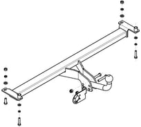Фаркоп ТСУ CHERY Amulet (2006-2011 гг) AvtoS CE 01