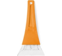 Скребок для снега AUTOPROFI 11х23 см, с прозрачной вставкой, оранжевый SC-1414 ORANGE