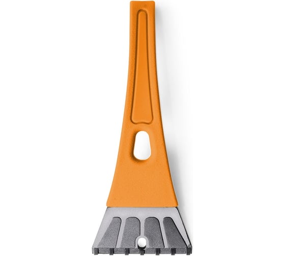 Скребок для снега AUTOPROFI 10х25 см, усиленный, чёрный/оранжевый SC-1419 BK/ORANGE