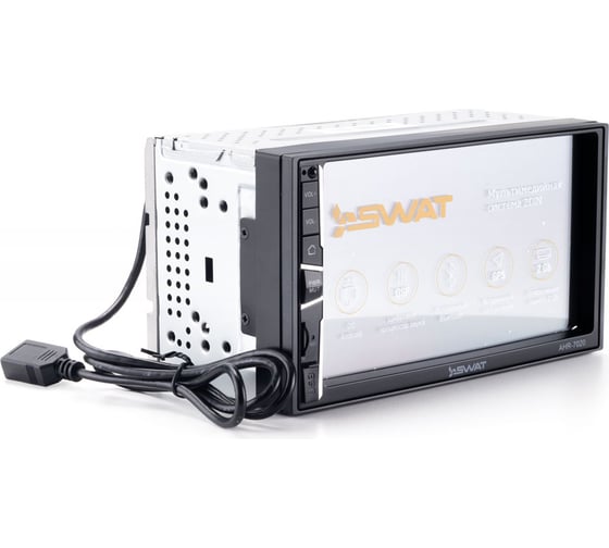 Универсальное головное устройство SWAT AHR-7020 7, Android 8.1, 4х50 Вт, MP3, USB, SD, BT УТ000014815