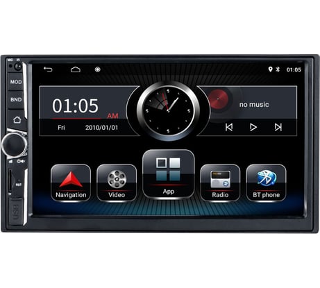 Универсальное головное устройство SWAT AHR-7040 7", Android 8.1., 4х50 Вт, MP3, USB, SD, BT УТ000014816