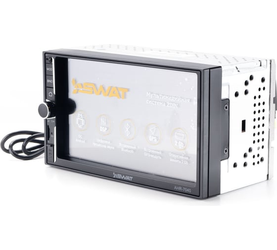 Универсальное головное устройство SWAT AHR-7040 7", Android 8.1., 4х50 Вт, MP3, USB, SD, BT УТ000014816