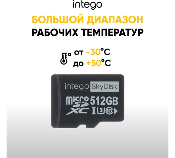 Карта памяти SkyDisk 512GB INTEGO SD-512