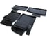 Резиновые коврики SRTK в салон 3D STANDART для Uaz Patriot 2005-2013 UA.PAT.05G.01X12 1