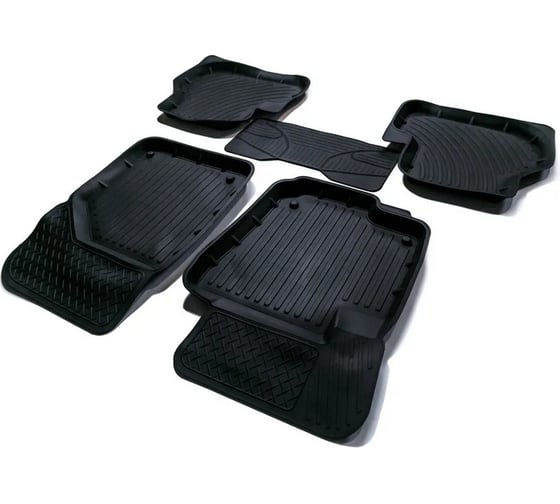 Резиновые коврики SRTK 3D PREMIUM в салон Volkswagen Scirocco 2008-2017 PR.W.SCIR.08G.02023 1