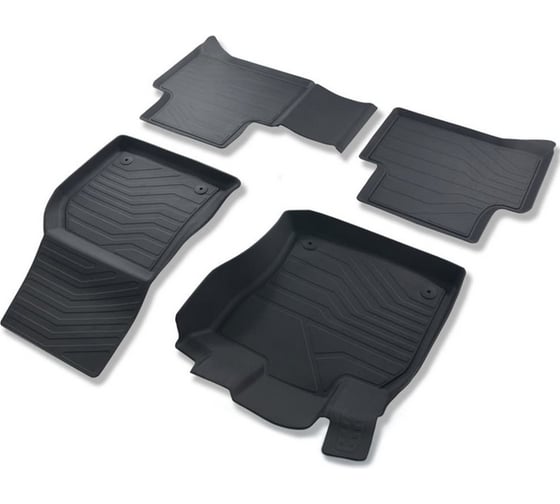 Резиновые коврики SRTK 3D PREMIUM в салон Volkswagen Touran 2015- PR.W.TOUR.15G.02X55 1