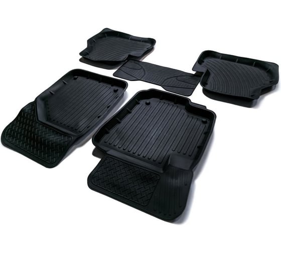 Резиновые коврики SRTK 3D PREMIUM в салон Volkswagen Passat CC 2008-2017 PR.W.PAS.CC.08G.02023 1