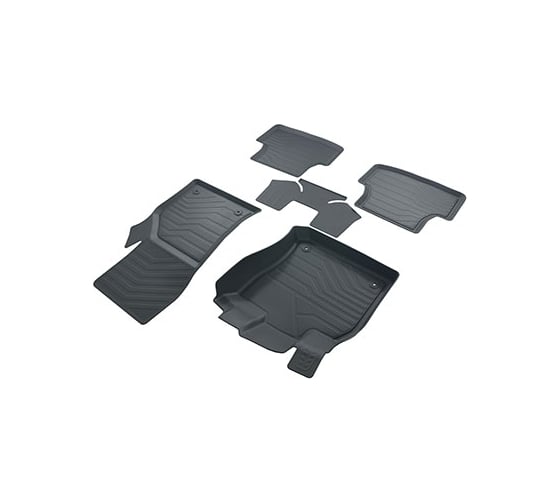 Резиновые коврики SRTK 3D PREMIUM в салон SEAT Leon 2012- PR.SE.LE.12G.02X55