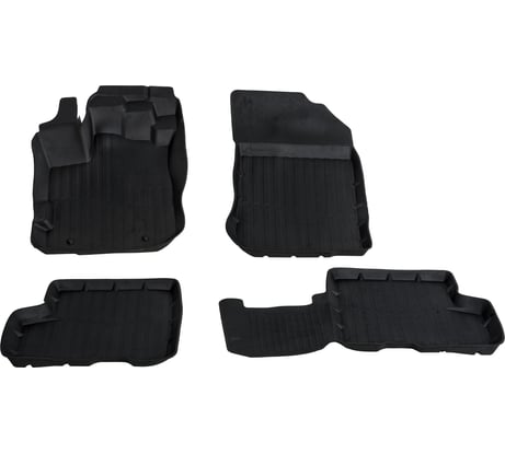 Резиновые коврики SRTK 3D PREMIUM в салон Renault Logan II 2014- PR.RN.LOG.R.14G.02X35