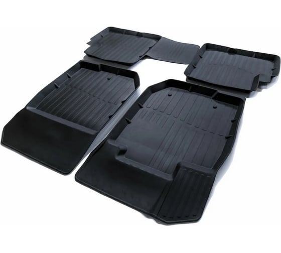 Резиновые коврики SRTK 3D PREMIUM в салон Renault Logan I 2004-2015 PR.RN.LOG.04G.02X35