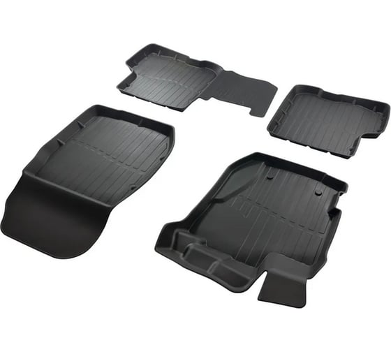 Резиновые коврики SRTK 3D PREMIUM в салон Renault Kaptur 2020- PR.RN.CAP.20G.02X36 1