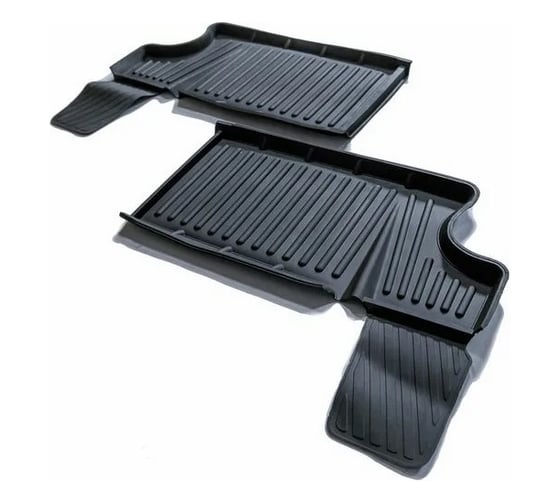 Резиновые коврики SRTK в салон 3D STANDART для Lada Largus третий ряд 2012- LD.LAR.01035X 1