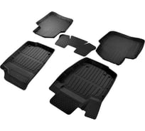 Резиновые коврики SRTK 3D PREMIUM в салон Skoda Rapid 2012- низкий борт PR.NB.SK.RAP.12G.02061