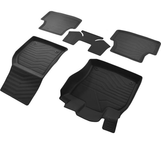 Резиновые коврики SRTK 3D PREMIUM в салон SEAT Ateca 2016- PR.SE.AT.16G.02X55