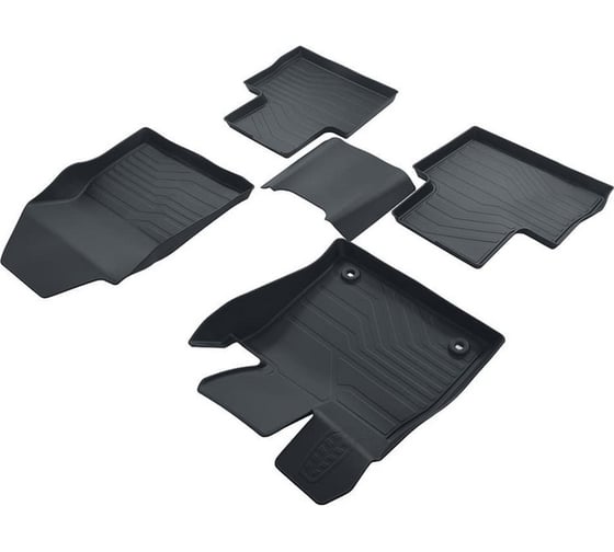 Резиновые коврики SRTK 3D PREMIUM в салон Toyota Rav4 2018- PR.TY.RAV.18G.02093 1