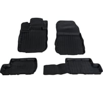 Резиновые коврики SRTK в салон 3D STANDART для Lada Largus 2012-2020 LD.LAR.01X35
