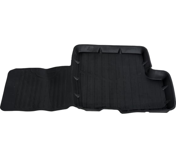 Резиновые коврики SRTK в салон 3D STANDART для Lada Largus 2012-2020 LD.LAR.01X35