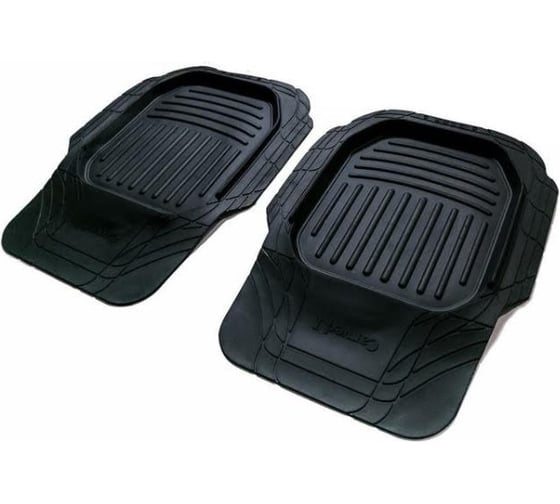 Резиновые универсальные коврики в салон SRTK STANDART Carved I FRONT PER.CARVED1.03037