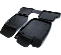 Резиновые коврики SRTK 3D PREMIUM в салон Renault Sandero 2009-2014 PR.RN.SAND.09G.02X35