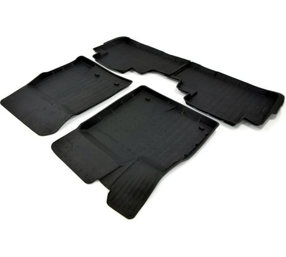 Резиновые коврики SRTK 3D PREMIUM в салон Toyota Highlander U50 2013- PR.TY.HI.13G.02X72 1