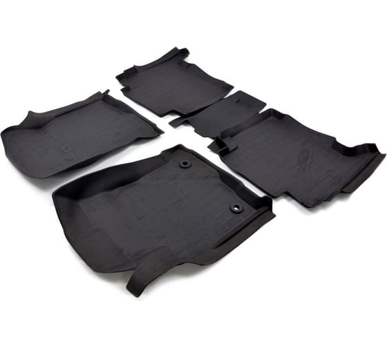 Резиновые коврики SRTK 3D PREMIUM в салон Toyota Fortuner II 2015- PR.TY.FOR.15G.02X82 1