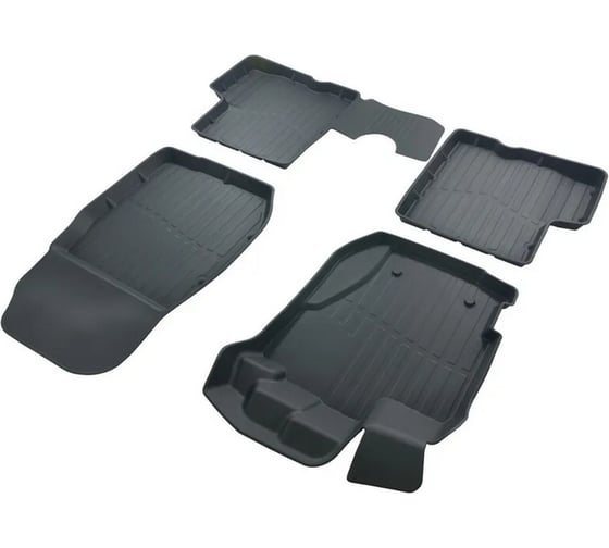 Резиновые коврики SRTK 3D PREMIUM в салон Renault Duster 2WD/4WD 2021- PR.RN.DUST.21G.02X35 1