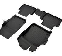 Резиновые передние коврики SRTK 3D LUX в салон Volkswagen Touareg III 18- / Porsche Cayenne 17- PER.3D.VW.TOUAR.18G.08005