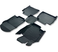 Резиновые передние коврики SRTK 3D LUX в салон Mercedes-Benz GLE / GLS / GLE Goupe 2019- PER.3D.MB.GLE.18G.08X09