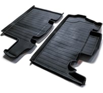 Резиновые коврики SRTK в салон 3D STANDART для GAZ Gazelle Next Второй ряд 7 мест А32 2013- GA.NE.7M.01017