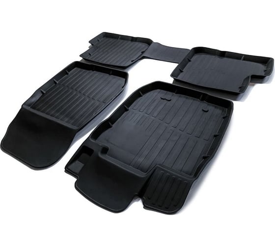 Резиновые коврики SRTK 3D PREMIUM в салон Renault Duster 2WD/4WD 2011-2015 PR.RN.DUST.11G.02X35