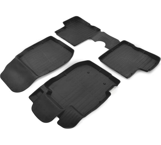 Резиновые коврики SRTK 3D PREMIUM в салон Renault Duster 2WD/4WD 2015-2017 PR.RN.DUST.15G.02X35