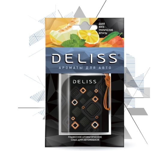 Подвесное ароматическое саше для автомобиля Deliss Joy 24 New design A AUTOS006.03/01