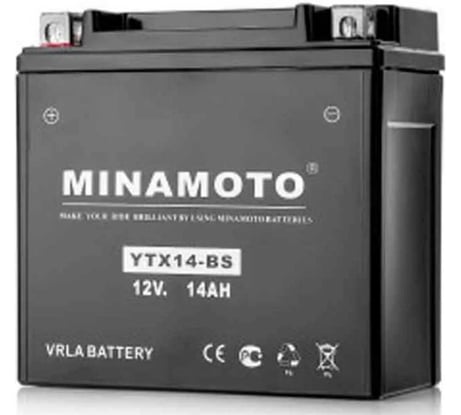 Мотоаккумулятор MINAMOTO YTX14-BS 7502