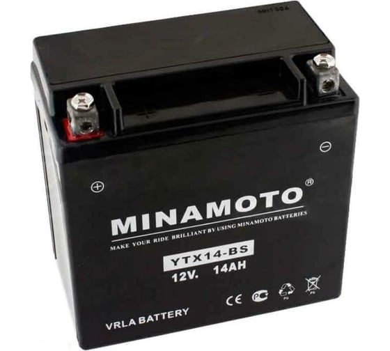 Мотоаккумулятор MINAMOTO YTX14-BS 7502