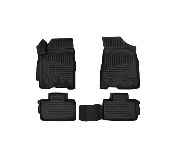 Коврики Element в салон TOYOTA Hilux, 08/2015-, 4 шт. /полиуретан/ CARTYT00001 1