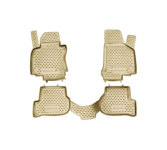Коврики Element в салон FORD Fiesta 2008-2015, 2015-, сед, хб, 4 шт, бежевые 1624172b 1