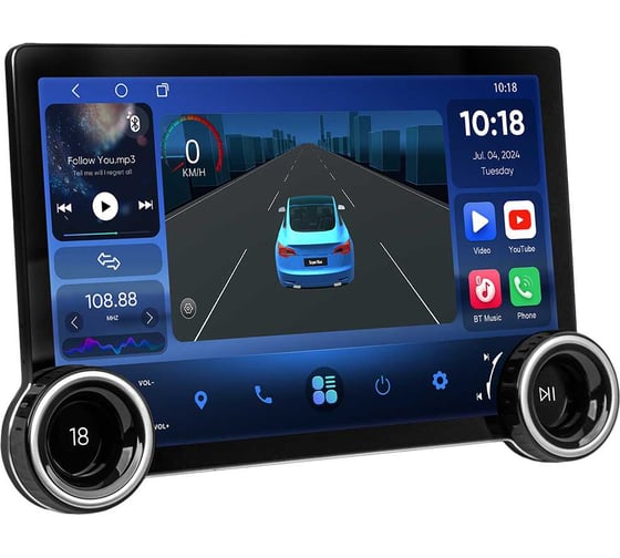 Мультимедиа-станция ACV DSP QLED 11.5", Android 13/4+64/DSP/FM/GPS/4G/8core/WiFi/2000*1200  AD-1101 1