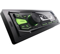 Ресивер AurA USB/SD/MMC 4x51w, FLAC, 2xUSB/micro SD/BT, APP, 2 RCA, зелёная подсветка FIREBALL-201BT