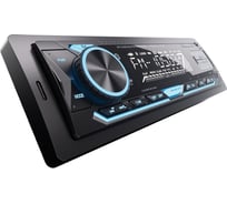 Ресивер AurA USB/SD 4x51w, FLAC, 2xUSB/BT, APP, 2 RCA, подсветка бирюзовая FIREBALL-305BT