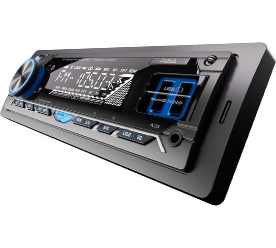 Ресивер AurA USB/SD 4x51w, FLAC, 2xUSB/BT, APP, 2 RCA, синяя подсветка FIREBALL-302BT